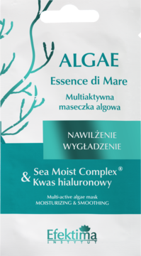 EFEKTIMA Algae Essence di Mare ,maseczka do twarzy, algowa, nawilżenie i wygładzenie,przód
