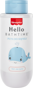 FISHER-PRICE HELLO Bath Time ,płyn do kąpieli, od 1. dnia życia,przód