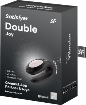SATISFYER Double Joy ,wibrator dla par,przód