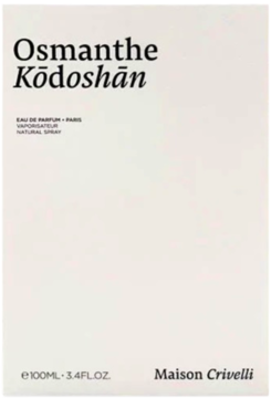 MAISON CRIVELLI Osmanthe Kodoshan ,woda perfumowana unisex,przód