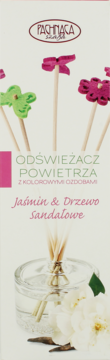 PACHNĄCA SZAFA,patyczki zapachowe, jaśmin i drzewo sandałowe,przód