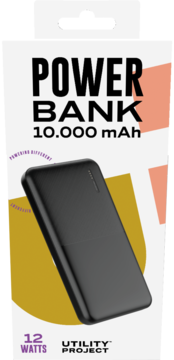 UTILITY PROJECT ,powerbank, 10.000 mAh,przód
