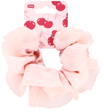 ELOY ,gumka do włosów, scrunchie, Różowa,przód