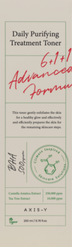 AXIS-Y Daily Purifying Treatment ,tonik do twarzy, z kwasem BHA,przód