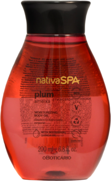 NATIVA SPA Plum Flower ,olejek do ciała, nawilżający,przód