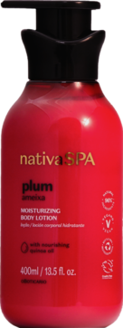 NATIVA SPA Plum Flower ,mleczko do ciała, nawilżające,przód