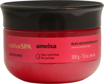 NATIVA SPA Plum Flower ,peeling do ciała,  cukrowy,przód