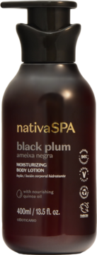 NATIVA SPA Black Plum ,mleczko do ciała, nawilżające,przód