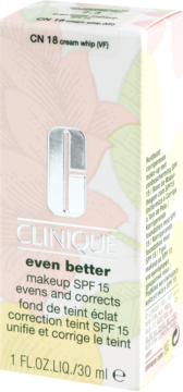 CLINIQUE Even Better ,podkład do twarzy, korygujący, SPF 15, nr CN18 Cream Whip,przód