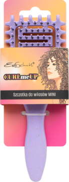EWA SCHMITT CURLmeUP ,szczotka do włosów kręconych, mini,przód