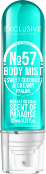 EXCLUSIVE COSMETICS Sol De Salvador No57,mgiełka do ciała dla kobiet, Coconut & Creamy Praline,przód