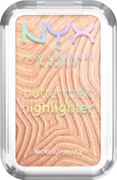 NYX PROFESSIONAL MAKEUP Buttermelt ,rozświetlacz do twarzy, nr 10 Glaze It Butta,przód