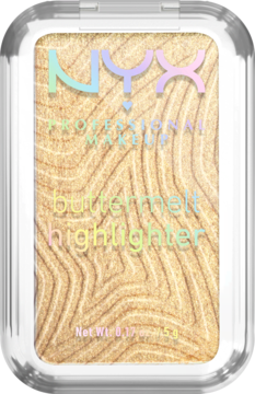 NYX PROFESSIONAL MAKEUP Buttermelt ,rozświetlacz do twarzy, nr 25 Butta Than Gold,przód