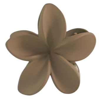LOLITA ACCESSORIES ,klamra do włosów, beżowa, Kwiat,przód