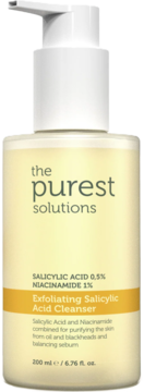THE PUREST SOLUTIONS Exfoliating ,żel do mycia twarzy z kwasem salicylowym, oczyszczający,przód
