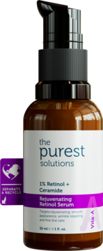 THE PUREST SOLUTIONS Rejuvenating ,serum do twarzy, z retinolem i ceramidami, odmładzające, na noc,przód