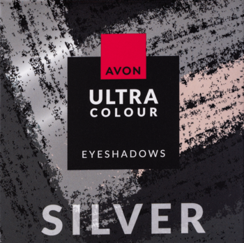 AVON Ultra Colour ,paleta cieni do powiek, Silver,przód