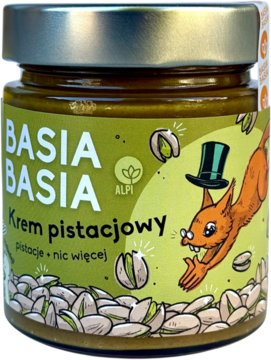 BASIA BASIA ,krem Pistacjowy,przód