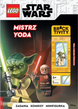 AMEET LEGO Star Wars,zadania, komiksy, minifigurka, Mistrz Yoda,przód