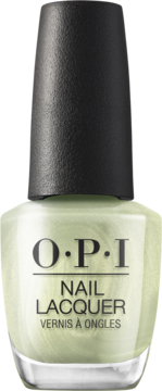 OPI Nail Lacquer AppointMINT Confirmed, miętowy, błyszczący lakier o półprzezroczystym wykończeniu, widok z przodu.