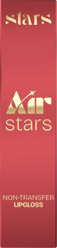 STARS Air Stars ,błyszczyk do ust o nieklejącej formule, zastygający, nr 02 London,przód