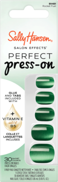 SALLY HANSEN Salon Effects Perfect Press-On,sztuczne paznokcie, nr SV451 Rocket Fuel,przód