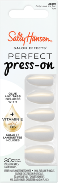 SALLY HANSEN Salon Effects Perfect Press-On,sztuczne paznokcie, nr AL001 Only Have Ice For You,przód