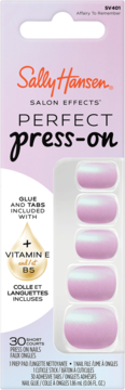 SALLY HANSEN Salon Effects Perfect Press-On,sztuczne paznokcie, nr SV401 Affairy To Remember,przód