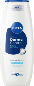NIVEA Derma Control Defend,żel pod prysznic, Pro-Vitamina B5,przód