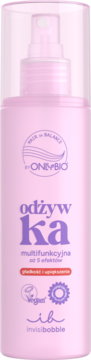 HAIR IN BALANCE BY ONLYBIO Invisibobble ,odżywka do włosów, multifunkcyjna, bez spłukiwania,przód