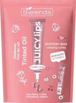 BIELENDA Juicy Lips ,tint do ust, Nude Rose,przód