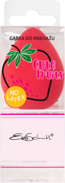 EWA SCHMITT Cute Fruits ,gąbka do makijażu, truskawka,przód