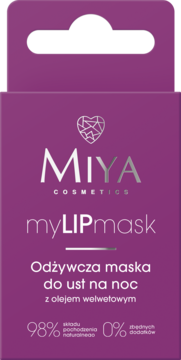 MIYA COSMETICS myLIPmask ,maska do ust, odżywcza, na noc,przód