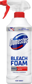 DOMESTOS Bleach Foam ,pianka do czyszczenia WC, z wybielaczem,przód