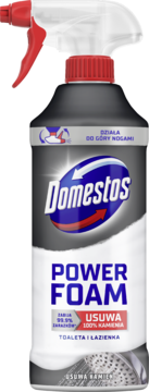 DOMESTOS Power Foam ,pianka do czyszczenia WC, usuwa kamień,przód