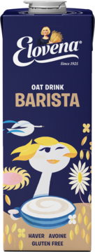 ELOVENA ,napój owsiany, Barista, bezglutenowy,przód
