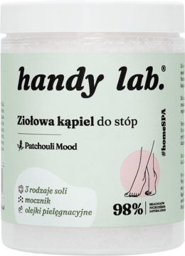 HANDY LAB. ,sól do kąpiel stóp, Ziołowa,przód