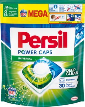 PERSIL Deep Clean Power Caps,kapsułki do prania, uniwersalne,przód