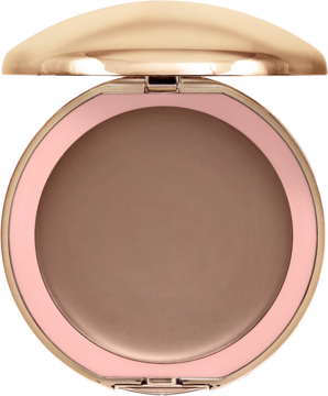Otwarty, złoty kompakt z kremowym bronzerem Affect Dream Cream Saint-Tropez, widok z góry na brązowy odcień.