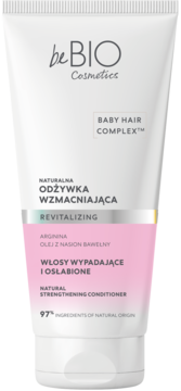 BEBIO COSMETICS Baby Hair Complex Revitalizing,odżywka do włosów, wzmacniająca,przód