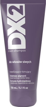 DX2 ,szampon do włosów siwych, dla mężczyzn,przód