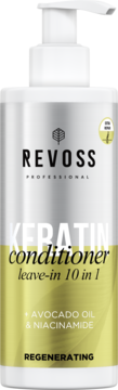 REVOSS Professional Keratin,odżywka do włosów, regenerująca,przód