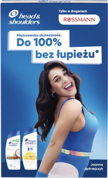 HEAD & SHOULDERS ,zestaw szamponów do włosów, Citrus Fresh 2w1 330 ml + Deep Hydration Coco 250 ml,przód