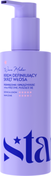 Light purple "Wave Maker" krem do włosów kręconych z pompką, definiujący skręt, poprawiający sprężystość. Widok przód.