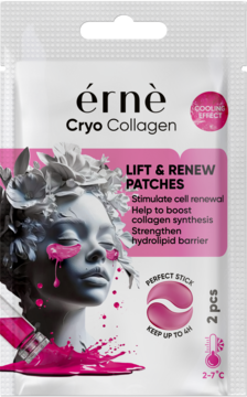 ERNE Cryo Collagen ,płatki pod oczy, liftingująco-regenerujące,przód