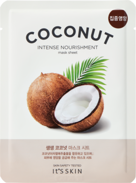 IT'S SKIN Coconut ,maska w płachcie, intensywnie odżywcza,przód