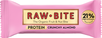 RAWBITE Protein ,baton proteinowy, owocowy z orzechami,przód