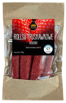 LEO ,rollsy truskawkowe,przód