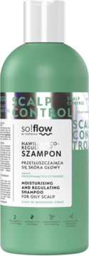 SO!FLOW BY VIS PLANTIS ,szampon do przetłuszczającej się skóry głowy i włosów, nawilżająco-regulujący,przód