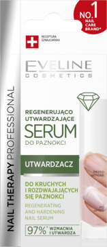 EVELINE COSMETICS Nail Therapy Professional ,serum do paznokci, regenerujące-utwardzające,przód